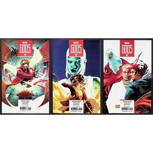Marvel‎ GODS Comic Book Set #1 2 3 Jonathan Hickman Sci-Fi Fantasy
